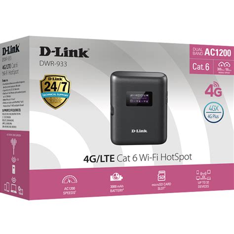 4G/LTE Cat 6 Wi-Fi Hotspot